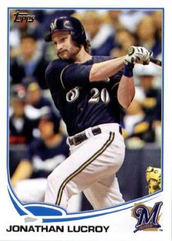 2013 Topps Milwaukee Brewers #MIL12 Jonathan Lucroy Front