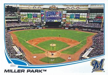 2013 Topps Milwaukee Brewers #MIL17 Miller Park Front