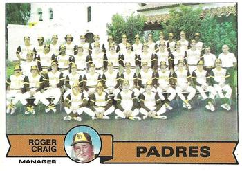 1979 Topps #479 San Diego Padres / Roger Craig Front