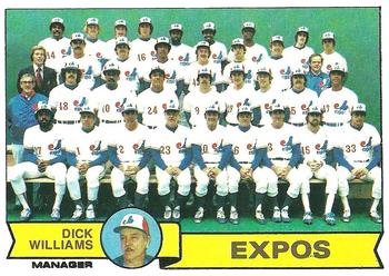 1979 Topps #606 Montreal Expos / Dick Williams Front