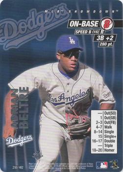 2001 MLB Showdown 1st Edition #216 Adrian Beltre Front