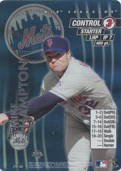 2001 MLB Showdown 1st Edition #279 Mike Hampton Front