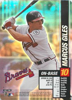 2002 MLB Showdown #027 Marcus Giles Front