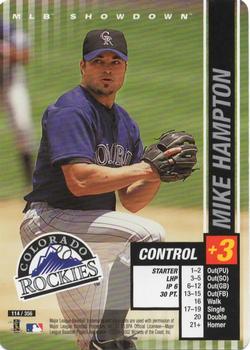 2002 MLB Showdown #114 Mike Hampton Front