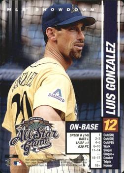 2002 MLB Showdown All-Star Game #031 Luis Gonzalez Front