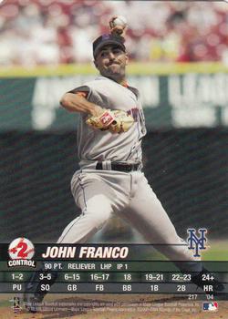2004 MLB Showdown #217 John Franco Front
