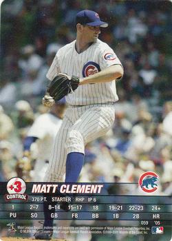 2005 MLB Showdown #059 Matt Clement Front