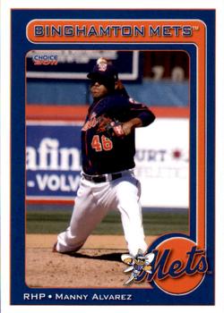 2011 Choice Binghamton Mets #2 Manny Alvarez Front