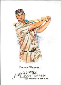 2008 Topps Allen & Ginter #100 David Wright Front
