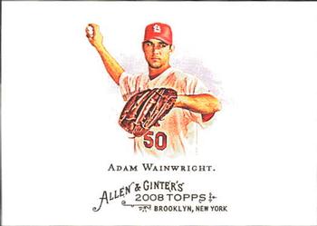 2008 Topps Allen & Ginter #44 Adam Wainwright Front