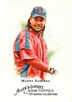 2008 Topps Allen & Ginter #10 Manny Ramirez Front