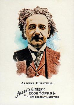 2008 Topps Allen & Ginter #19 Albert Einstein Front