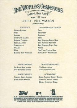 2008 Topps Allen & Ginter #117 Jeff Niemann Back