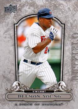 2008 Upper Deck A Piece of History #57 Delmon Young Front