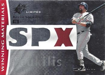 2008 SPx - Winning Materials Limited Patch SPx #WM-KY Kevin Youkilis Front