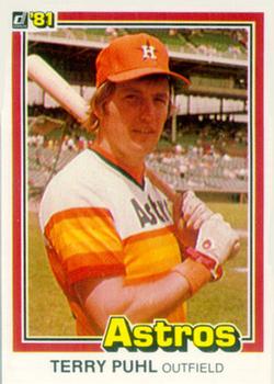 1981 Donruss #24 Terry Puhl Front