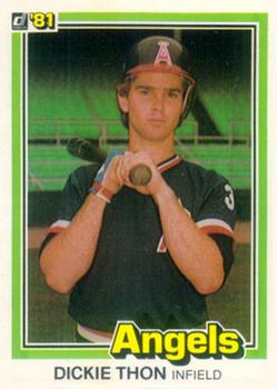 1981 Donruss #290 Dickie Thon Front