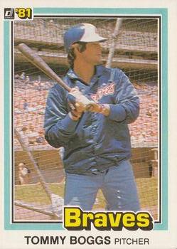 1981 Donruss #597 Tommy Boggs Front