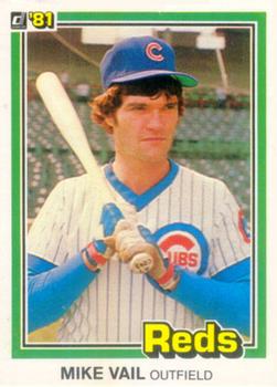1981 Donruss #554 Mike Vail Front