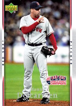 2007 Upper Deck World Series Champions Boston Red Sox #4 Manny Delcarmen Front