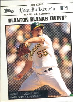 2008 Topps - Year in Review #YR63 Joe Blanton Front