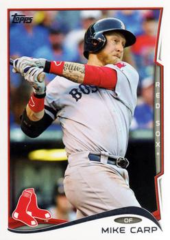 2014 Topps #11 Mike Carp Front