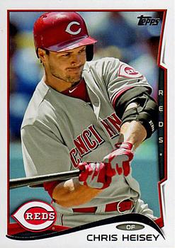 2014 Topps #23 Chris Heisey Front