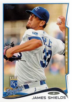 2014 Topps #214 James Shields Front