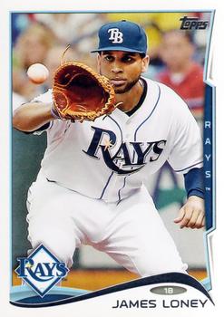2014 Topps #328 James Loney Front
