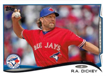 2014 Topps #421 R.A. Dickey Front