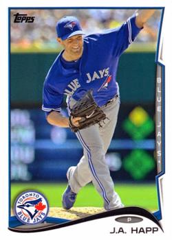 2014 Topps #462 J.A. Happ Front