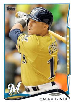 2014 Topps #472 Caleb Gindl Front