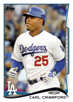 2014 Topps #566 Carl Crawford Front