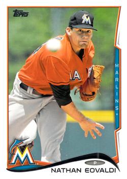 2014 Topps #570 Nathan Eovaldi Front