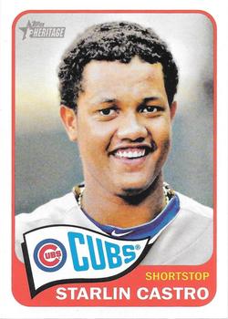 2014 Topps Heritage #110 Starlin Castro Front