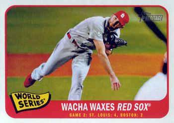 2014 Topps Heritage #133 World Series Game 2: Wacha Waxes Red Sox Front
