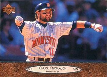 1996 Upper Deck #125 Chuck Knoblauch Front