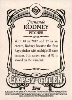 2014 Topps Gypsy Queen #68 Fernando Rodney Back