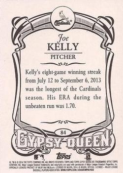 2014 Topps Gypsy Queen #84 Joe Kelly Back