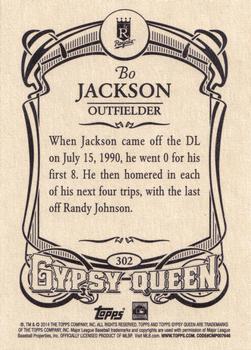 2014 Topps Gypsy Queen #302 Bo Jackson Back