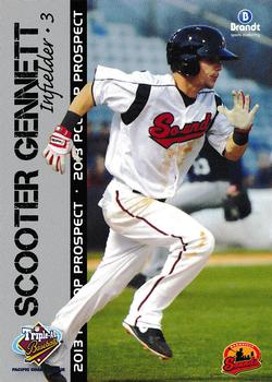 2013 Brandt Pacific Coast League Top Prospects #14 Scooter Gennett Front