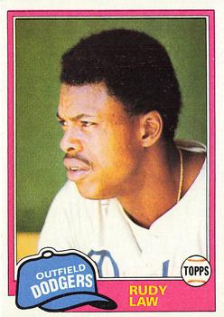 1981 Topps #127 Rudy Law Front