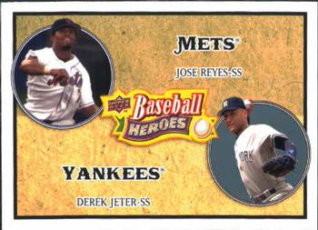 2008 Upper Deck Baseball Heroes #179 Jose Reyes / Derek Jeter Front