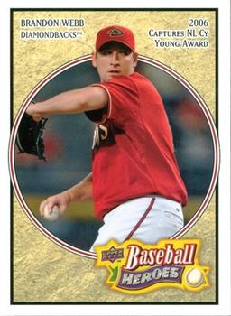 2008 Upper Deck Baseball Heroes #1 Brandon Webb Front