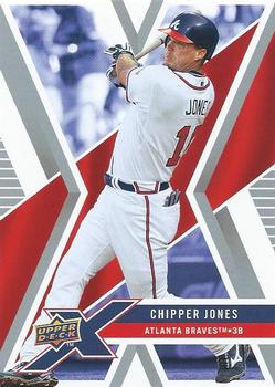 2008 Upper Deck X #7 Chipper Jones Front