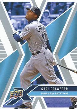 2008 Upper Deck X #93 Carl Crawford Front