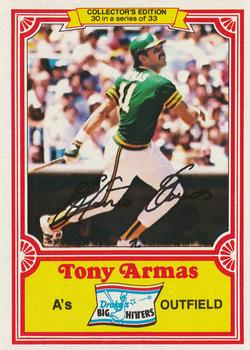 1981 Topps Drake's Big Hitters #30 Tony Armas Front