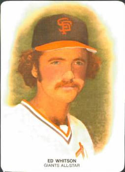 1984 Mother's Cookies San Francisco Giants #26 Ed Whitson Front