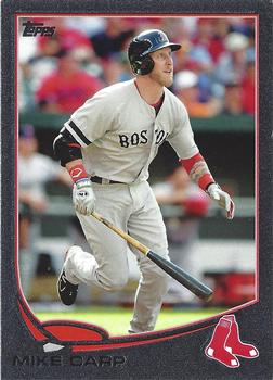 2013 Topps Update - Black #US307 Mike Carp Front