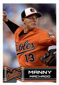 2014 Topps Stickers #8 Manny Machado Front
